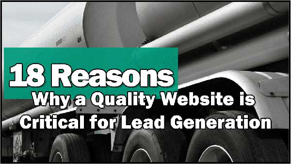 18 Reasons Why a Quality Website is Critical for Lead Generation