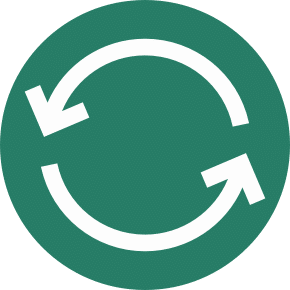 RBM_Arrows in circle pointing at each other Process